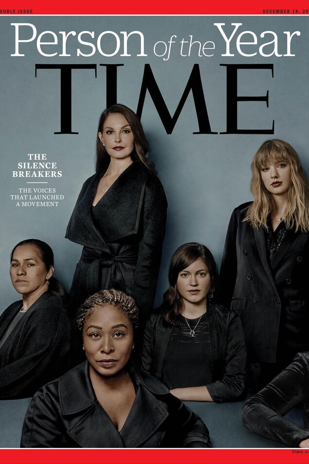 La Une du magazine Time montrent des femmes qui ont révélé des abus sexuels. La Une du magazine Time montrent des femmes qui ont révélé des abus sexuels.