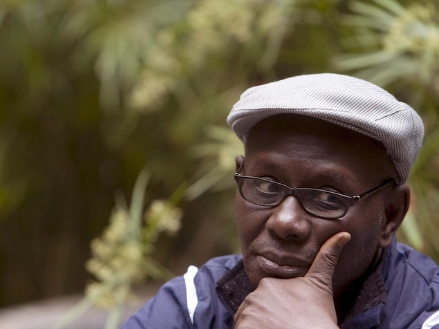 Gros plan du visage de Boubacar Boris Diop Gros plan du visage de Boubacar Boris Diop