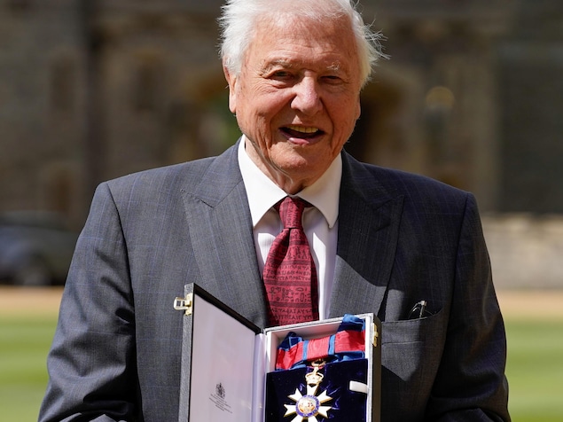David Attenborough a reçu l'Ordre du Mérite.