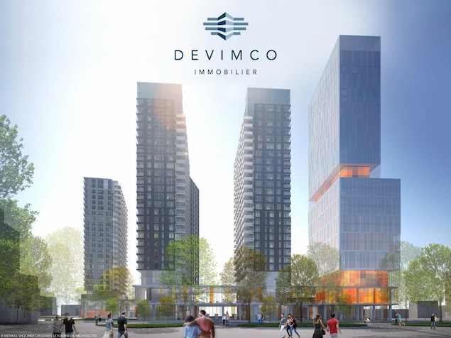 Le projet de la firme Devimco pour remplacer l'Hôpital de Montréal pour enfants. Le projet de la firme Devimco pour remplacer l'Hôpital de Montréal pour enfants.