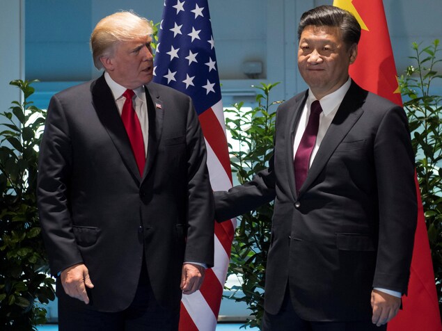 Le président américain Donald Trump et le président chinois Xi Jinping se rencontrent au sommet du G20 à Hambourg, en Allemagne. Le président américain Donald Trump et le président chinois Xi Jinping se rencontrent au sommet du G20 à Hambourg, en Allemagne.