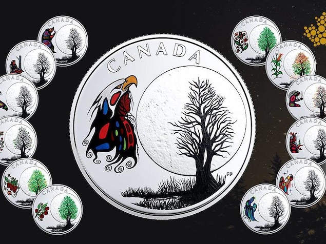 Les 13 pièces de monnaie réalisées à partir des œuvres de Frank Polson.