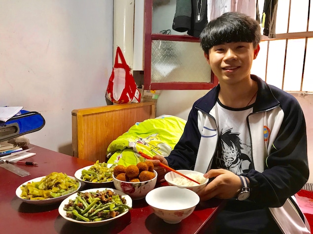 Gao Yeqing, candidat au Gaokao. Mai 2018 Gao Yeqing, candidat au Gaokao. Mai 2018