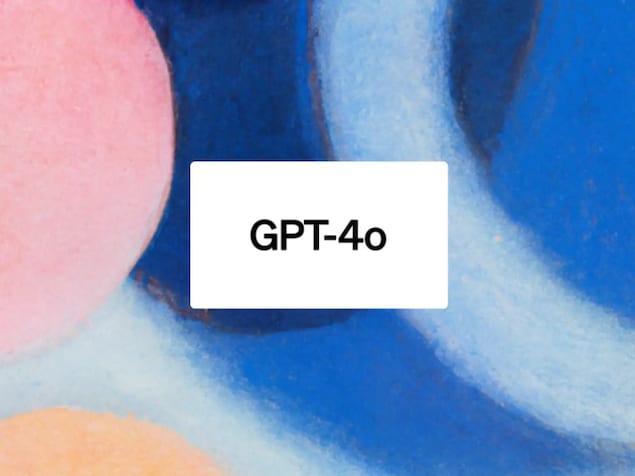 Des couleurs pastels, avec, devant, les lettres GPT-4o. 