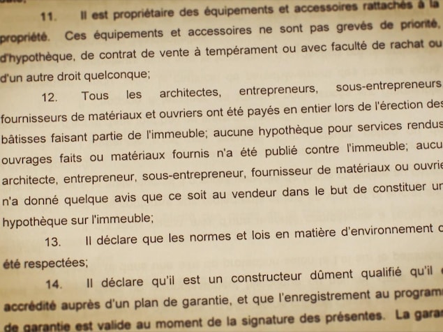 Extrait de l'acte de vente indiquant que tous les contractants ont été payés en entier. Extrait de l'acte de vente indiquant que tous les contractants ont été payés en entier.