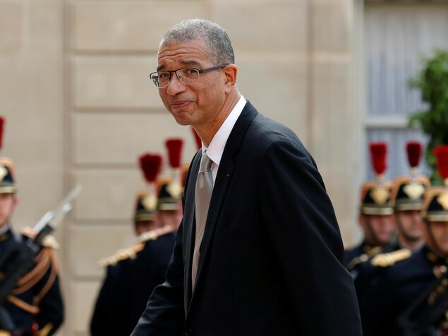 Lionel Zinsou, de profil, le visage souriant Lionel Zinsou, de profil, le visage souriant
