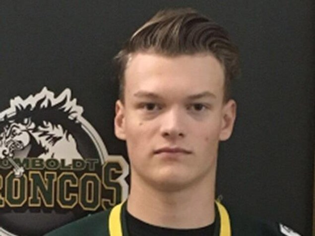 Logan Hunter était un jeune ailier droit pour la formation des Broncos de Humboldt. Logan Hunter était un jeune ailier droit pour la formation des Broncos de Humboldt.