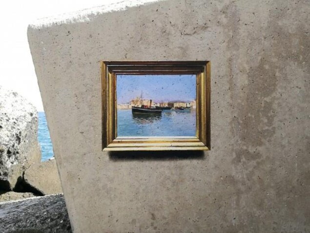 Une oeuvre urbaine de l'artiste Julio Anaya Cabanding. Une oeuvre urbaine de l'artiste Julio Anaya Cabanding.