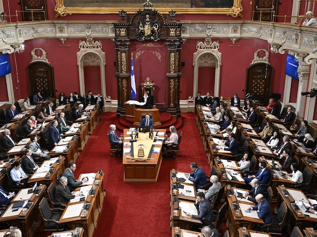 Les députés en Chambre.