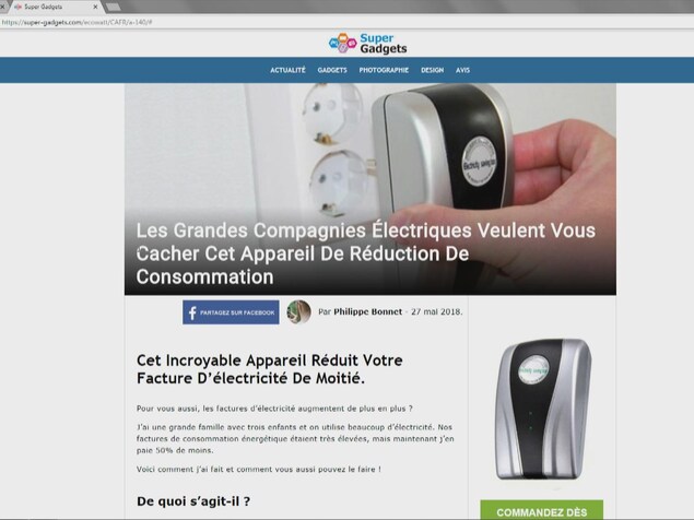 Le site d'EcoWatt. Le site d'EcoWatt.