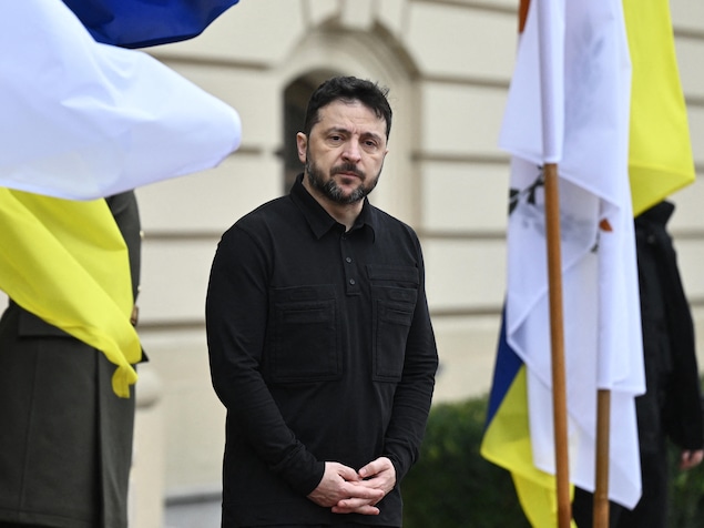 Le président de l'Ukraine Volodymyr Zelensky 