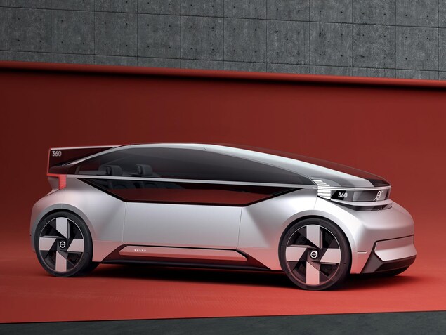 Le prototype de la 360c de Volvo. Le prototype de la 360c de Volvo.