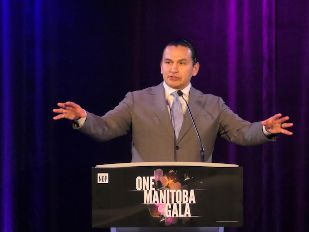 Le premier ministre du Manitoba, Wab Kinew. (26 avril 2026)