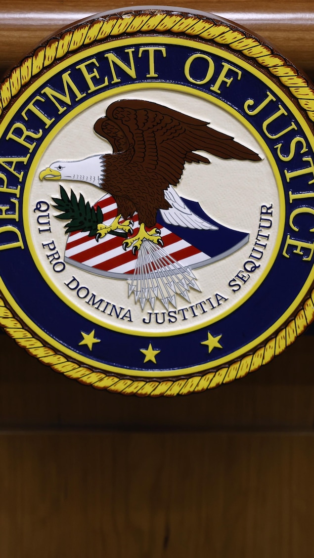 Le sceau du département de la Justice des États-Unis