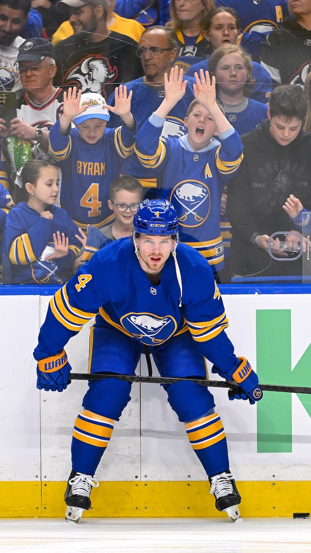 Des partisans des Sabres de Buffalo.