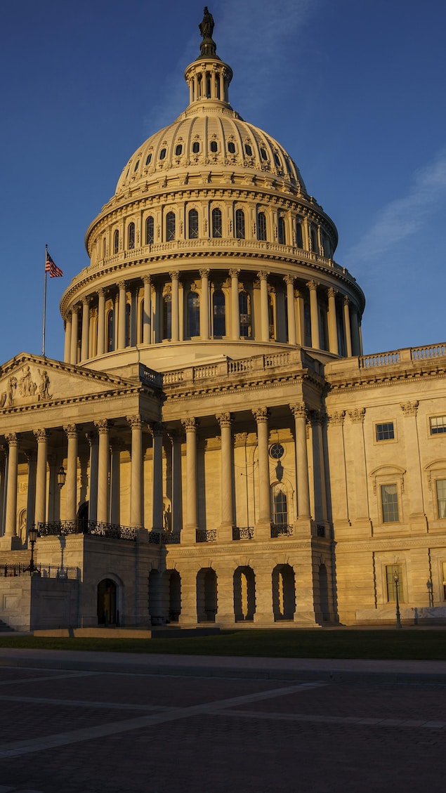 The Capitol building in Washington is the seat of the US Congress.  carney renounces taxing digital giants