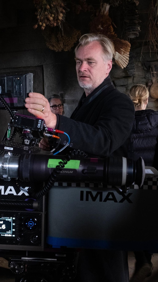 Christopher Nolan derrière la caméra.