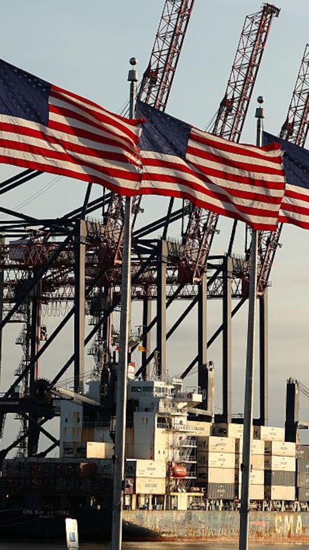 Un cargo au Port Elizabeth, dans le New Jersey, le 22 septembre 2025.