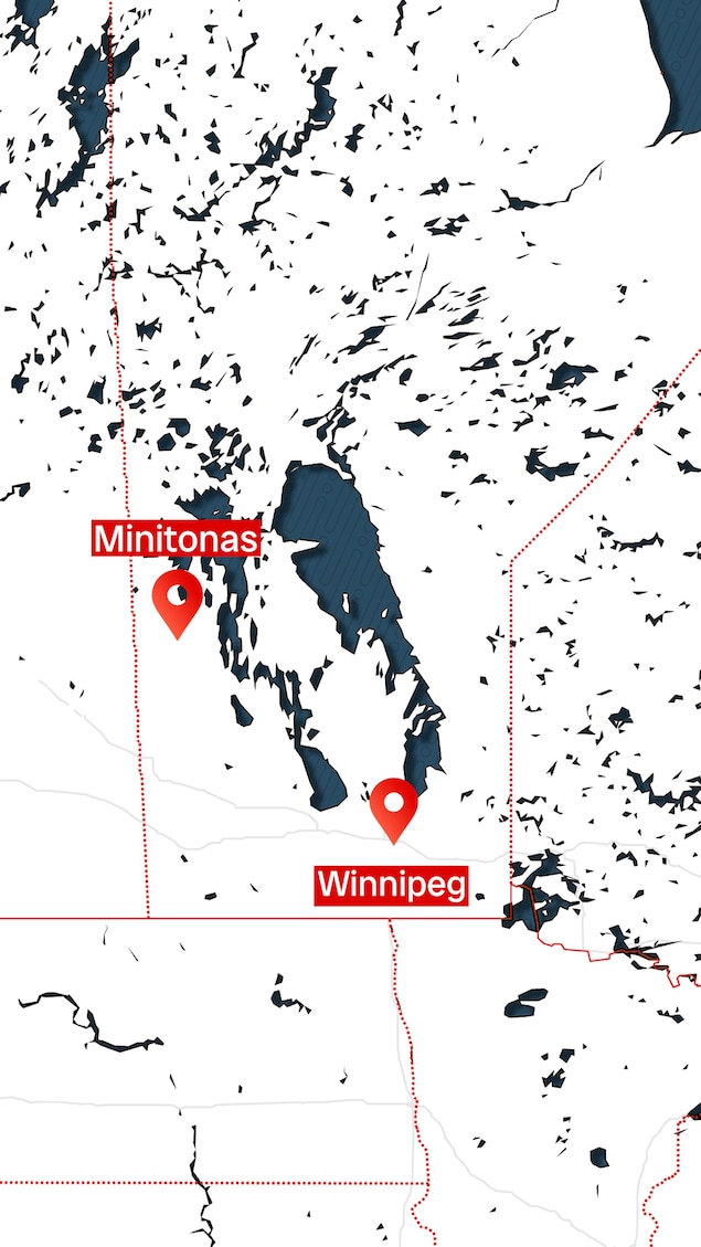 Une carte de Minitonas.