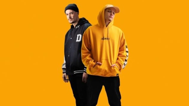 Photo du duo Koriass et FouKi qui lancent l'album surprise Génies en Herbe