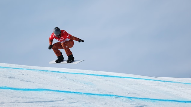 Éliot Grondin et Meryeta O’Dine médaillés de bronze en snowboard cross par équipe