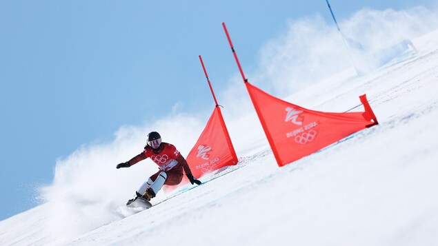 Megan Farrell stoppée en huitièmes de finale en slalom géant en parallèle