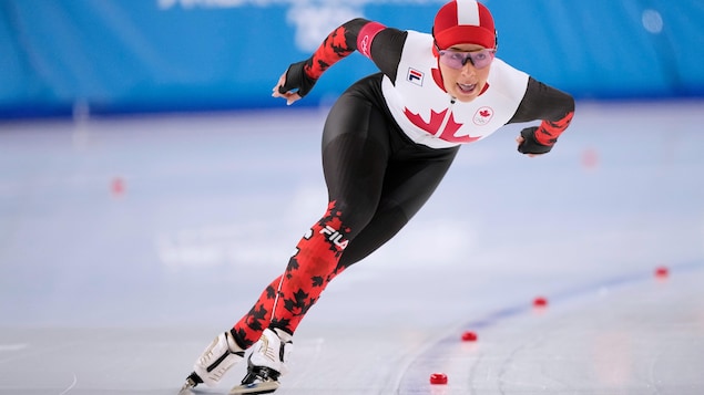 Valerie Maltais participe à l'épreuve féminine de patinage de vitesse sur 1500 mètres aux Jeux olympiques d'hiver de 2026.