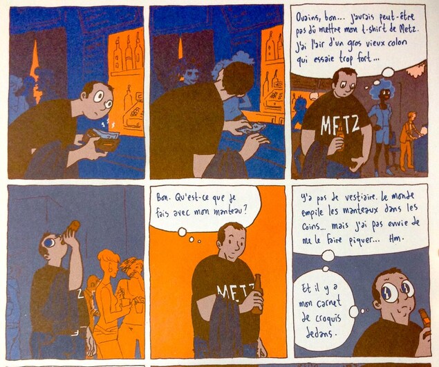 Extrait de la bande dessinée « De concert » Extrait de la bande dessinée « De concert »