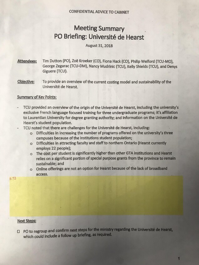 Un document gouvernemental qui fait le sommaire, en anglais, des principaux points à l'ordre du jour de la rencontre. Un document gouvernemental qui fait le sommaire, en anglais, des principaux points à l'ordre du jour de la rencontre.