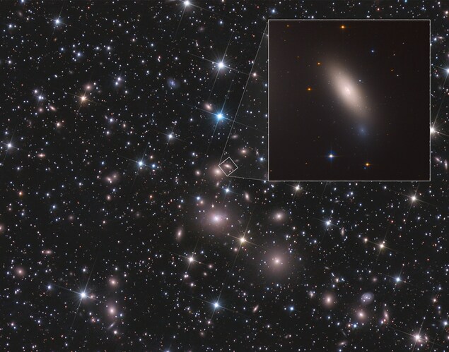 La galaxie NGC 1277. La galaxie NGC 1277.