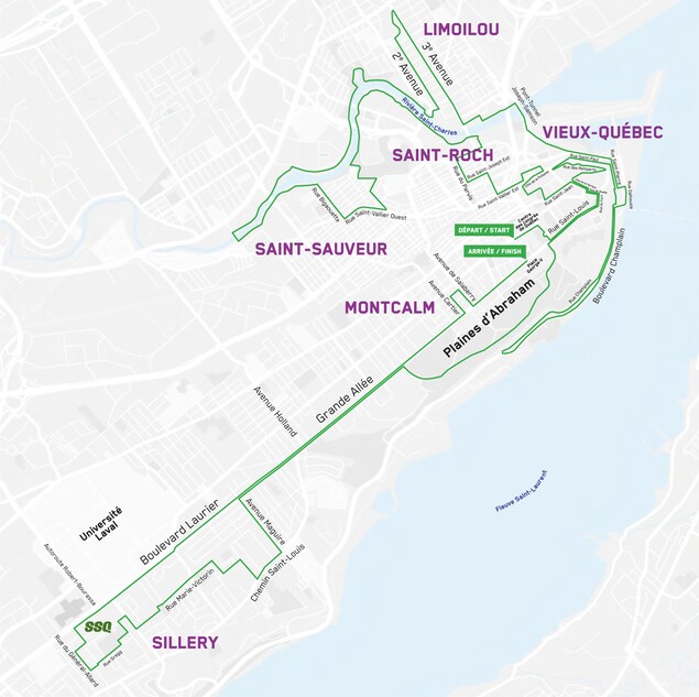 Marathon de Québec une « carte postale » pour les coureurs ICI