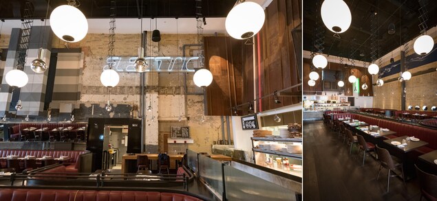 La salle à manger d'un restaurant