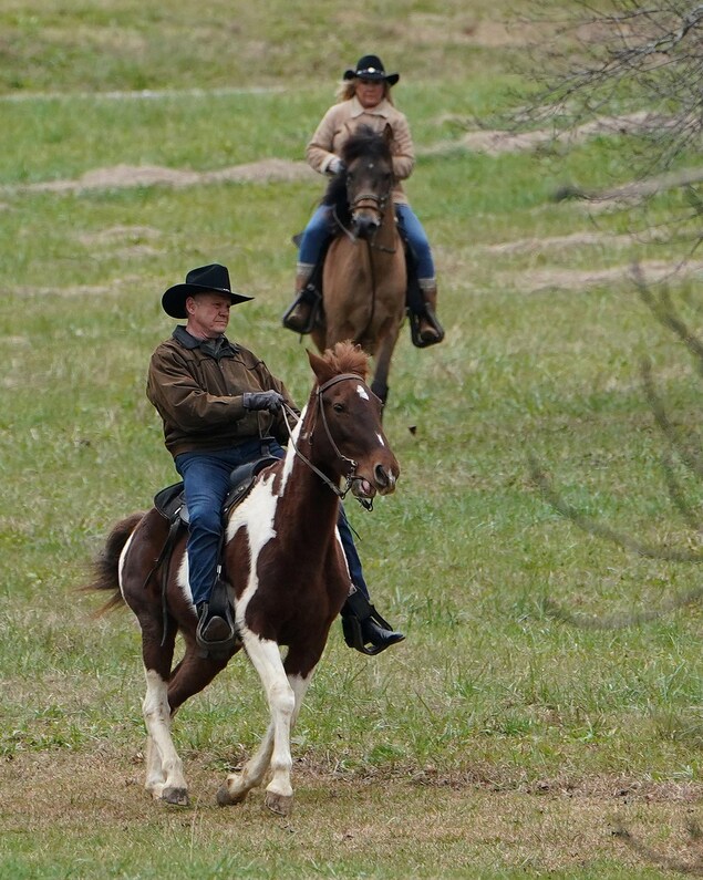 Roy Moore à cheval Roy Moore à cheval