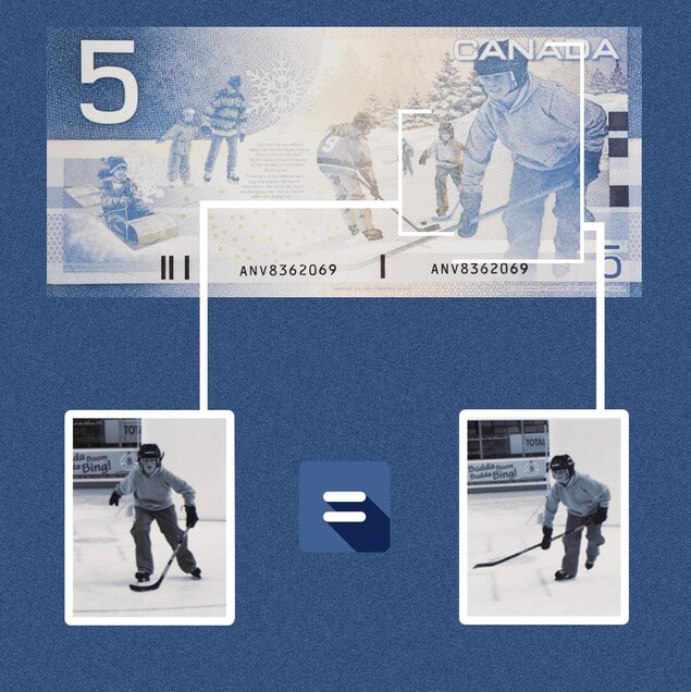 Analyse visuelle du billet de 5 $ de la série « L'épopée canadienne » Analyse visuelle du billet de 5 $ de la série « L'épopée canadienne »