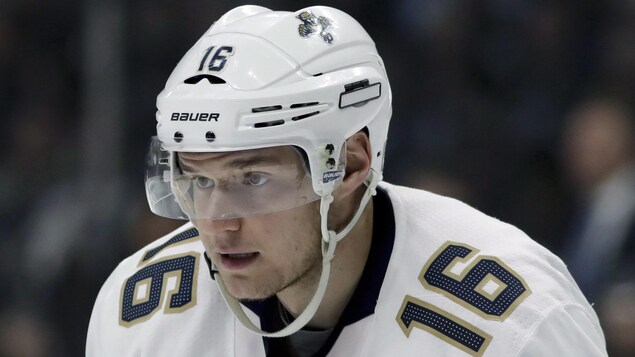 Gros plan d'Aleksander Barkov Gros plan d'Aleksander Barkov