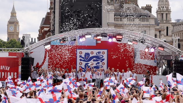 La victoire des Anglaises à l’Euro célébrée en grand