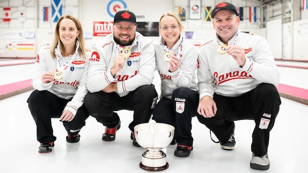 Jean-Michel Ménard remporte l’or au mondial de curling mixte