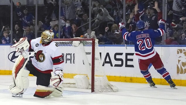 Les Rangers écrasent les Sénateurs et confirment leur billet éliminatoire