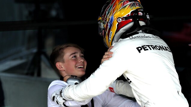 Billy Monger et Lewis Hamilton Billy Monger et Lewis Hamilton