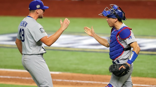 Deux joueurs de baseball