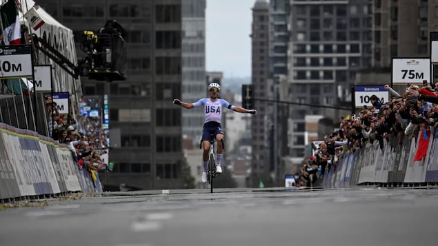 Mondiaux de cyclisme : Brandon McNulty devient champion du monde dans les rues de Montréal