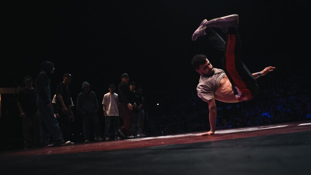 Un compétiteur au Paris Battle Pro en février 2019