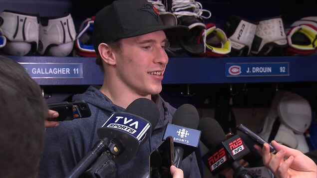 Brendan Gallagher dans le vestiaire du Canadien