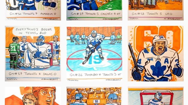 Raptors, Maple Leafs et Blue Jays, muses d’artistes talentueux