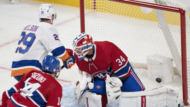 Les Islanders mènent par cinq buts après 40 minutes à Montréal
