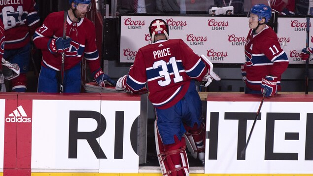 Carey Price quitte la patinoire. Carey Price quitte la patinoire.