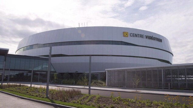 Vue du Centre Vidéotron le jour de son ouverture, le 8 septembre 2015