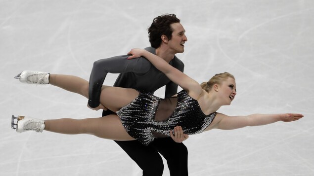 Julianne Seguin et Charlie Bilodeau aux mondiaux de Milan Julianne Seguin et Charlie Bilodeau aux mondiaux de Milan