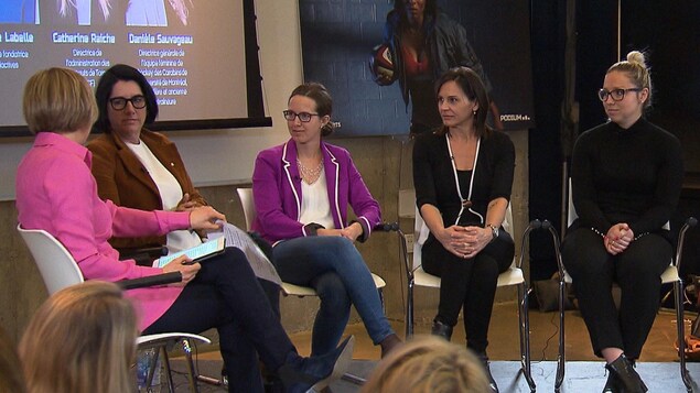 Marie-José Trucotte, Danièle Sauvageau, Claudine Labelle, Isabelle Charest et Catherine Raîche