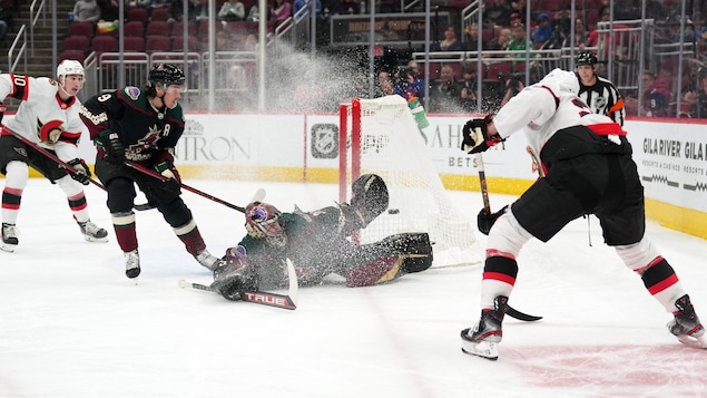 Nick Schmaltz picks up 7 points in Coyotes win over Senators